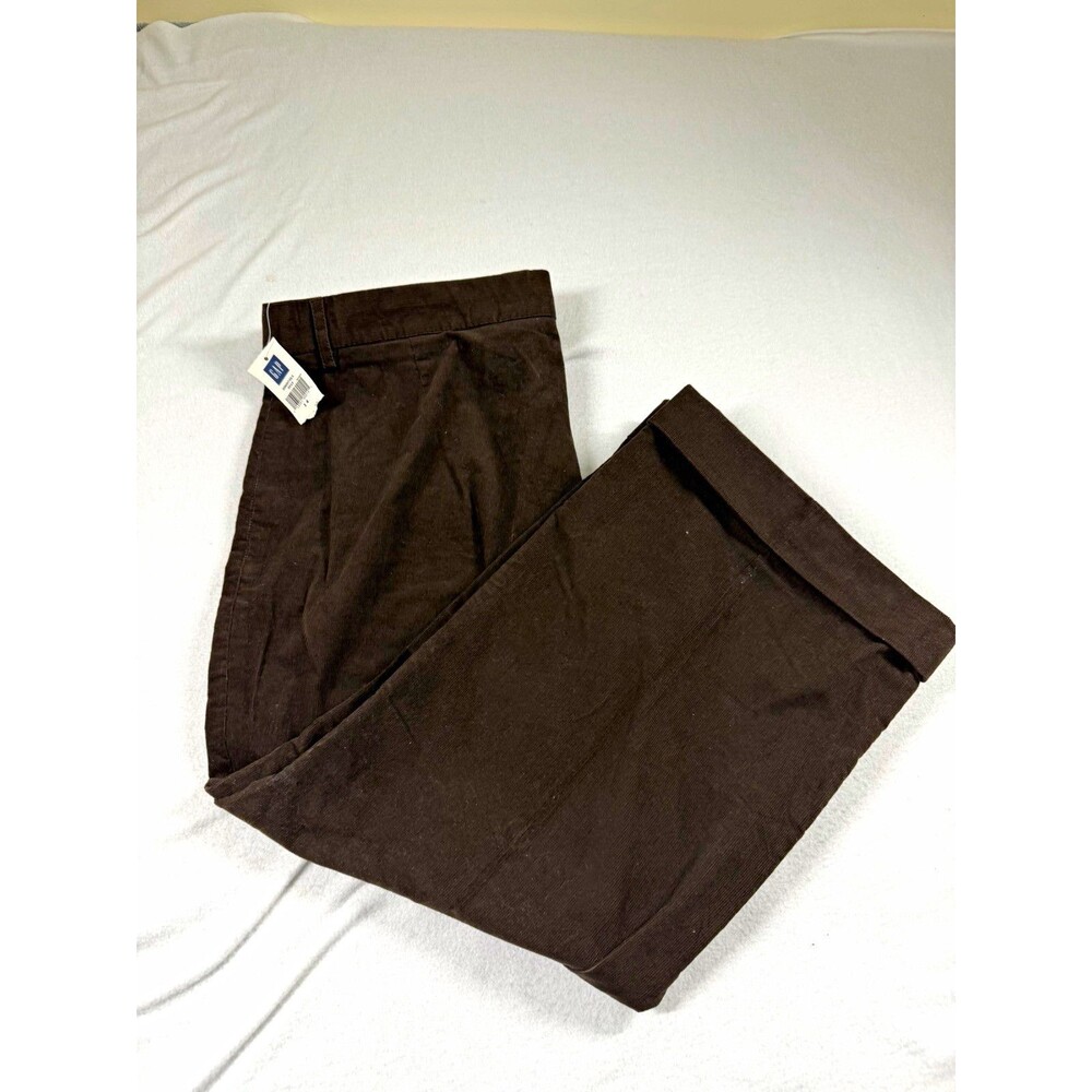 Gap Womens Pants Size 14 Brown Corduroy Cotton Mid Rise Straight Leg Pockets 469